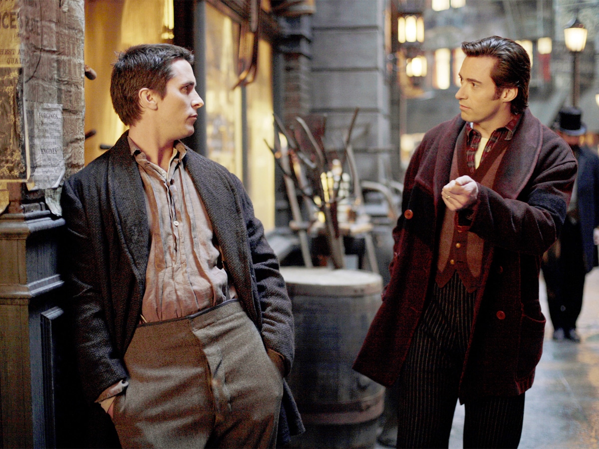 Christian Bale and Hugh Jackman in ‘The Prestige’