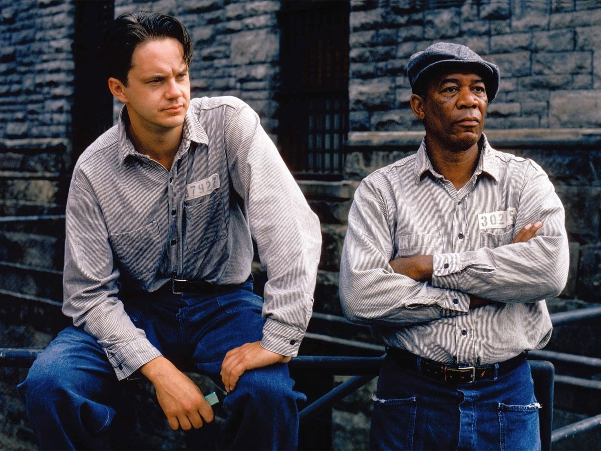 Morgan Freeman and Tim Robbins in ‘The Shawshank Redemption’