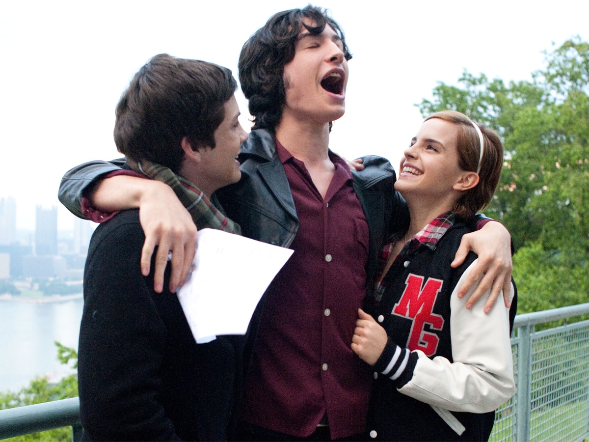 Logan Lerman, Emma Watson, and Ezra Miller in ‘The Perks of Being a Wallflower’