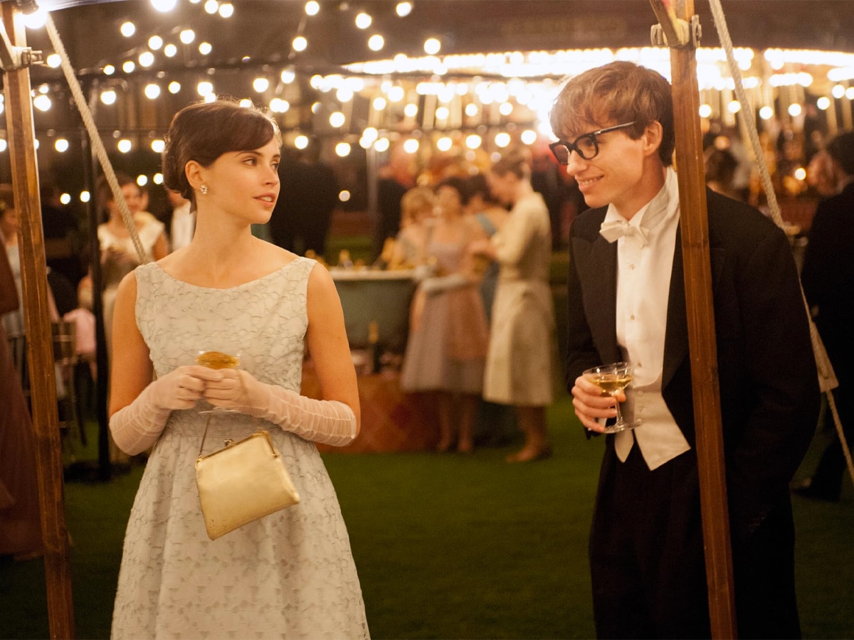 Felicity Jones and Eddie Redmayne in ‘The Theory of Everything’