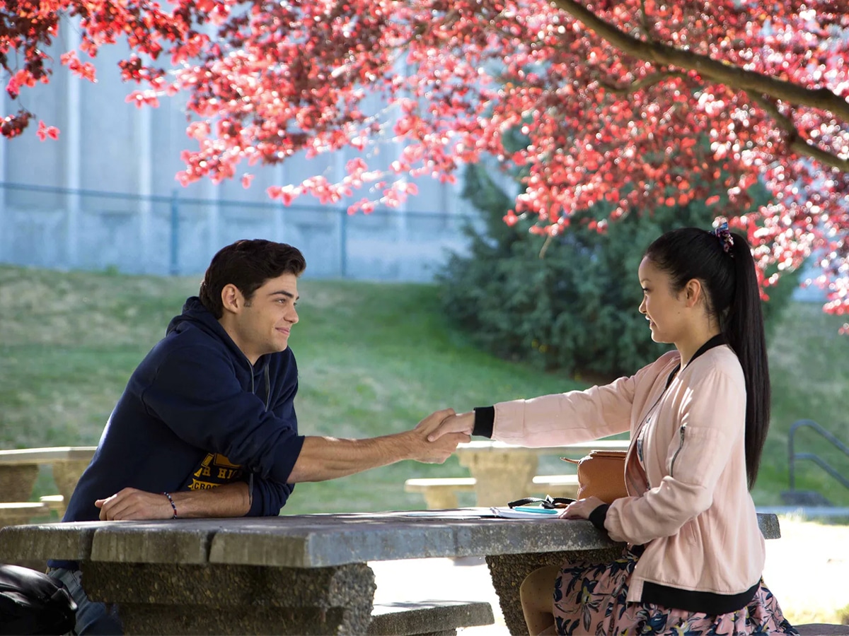 Noah Centineo and Lana Condor in ‘To All the Boys I’ve Loved Before’