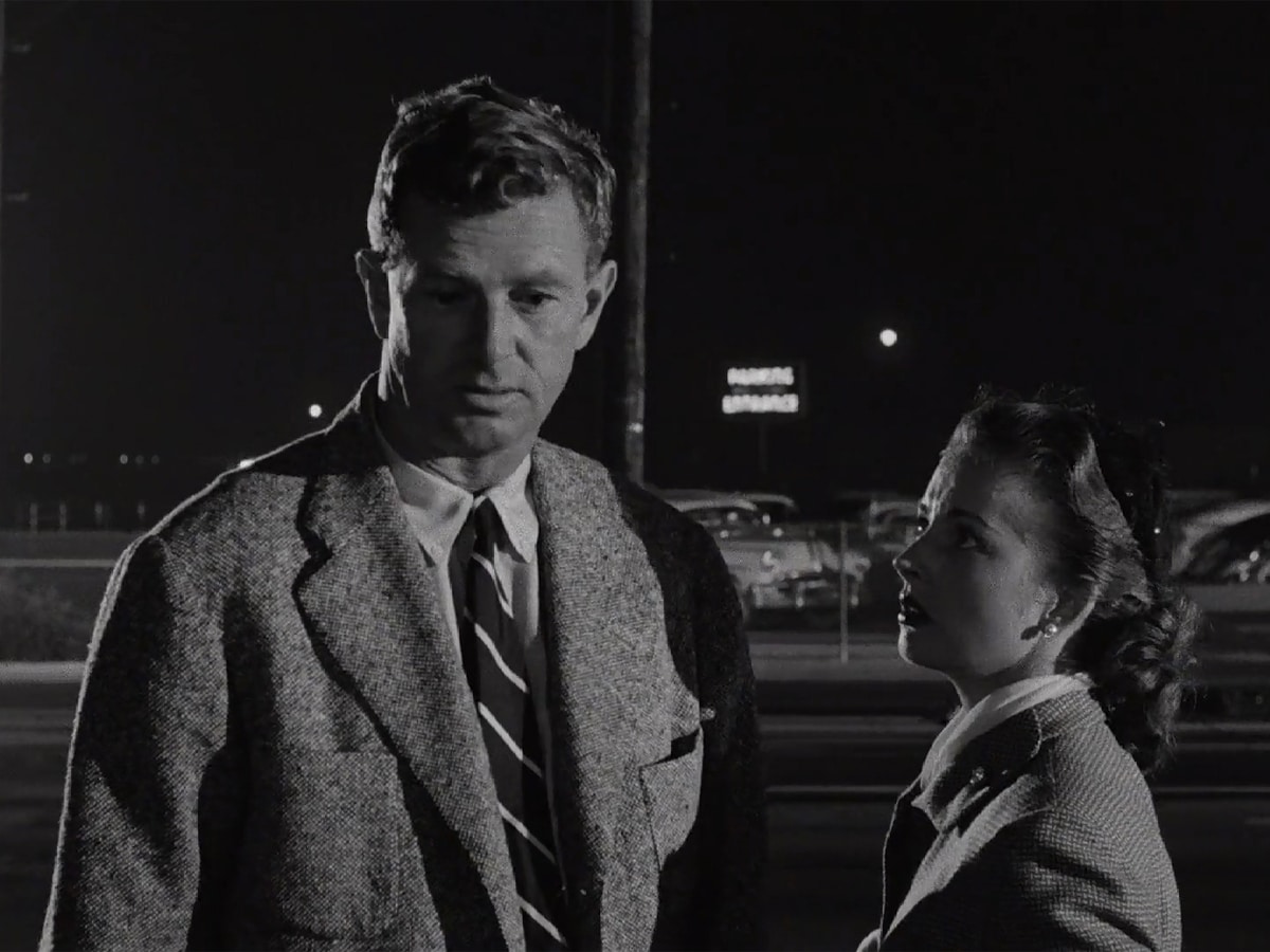 Sterling Hayden and Coleen Gray in ‘The Killing’