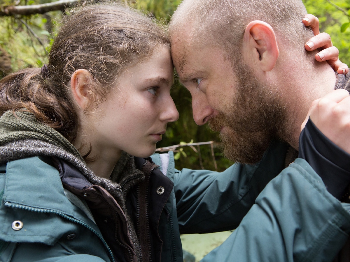 Ben Foster and Thomasin McKenzie in ‘Leave No Trace’