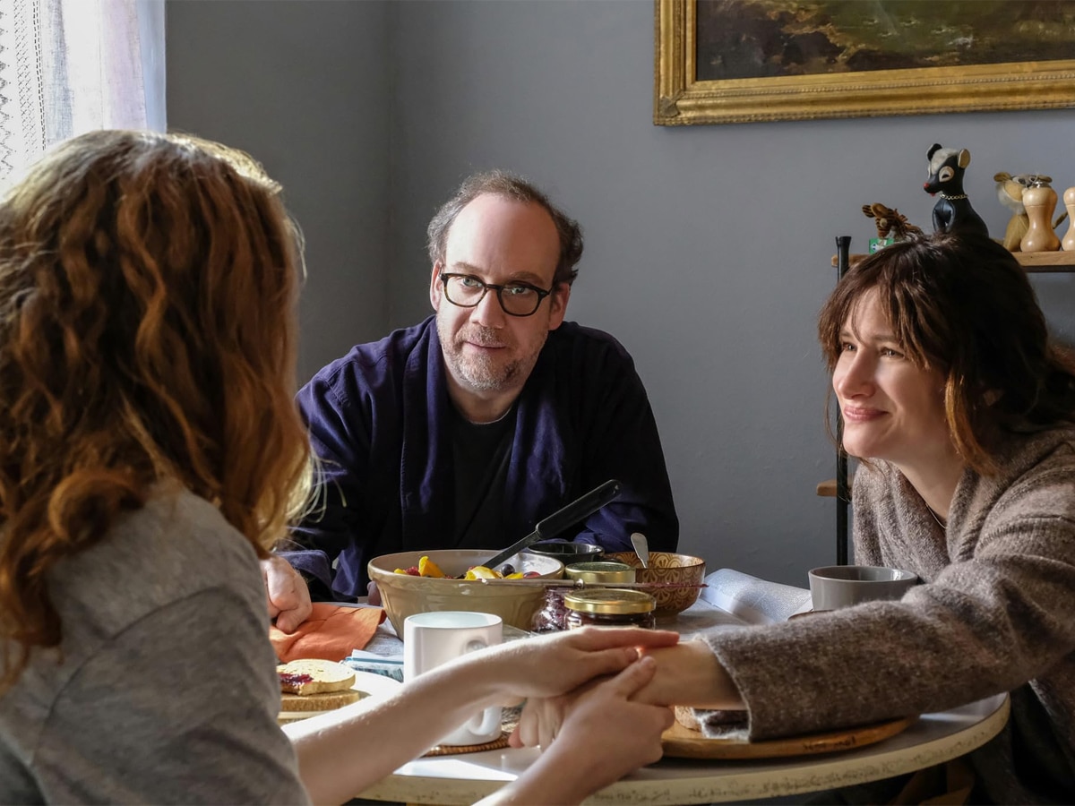 Paul Giamatti, Kathryn Hahn, and Kayli Carter in ‘Private Life’