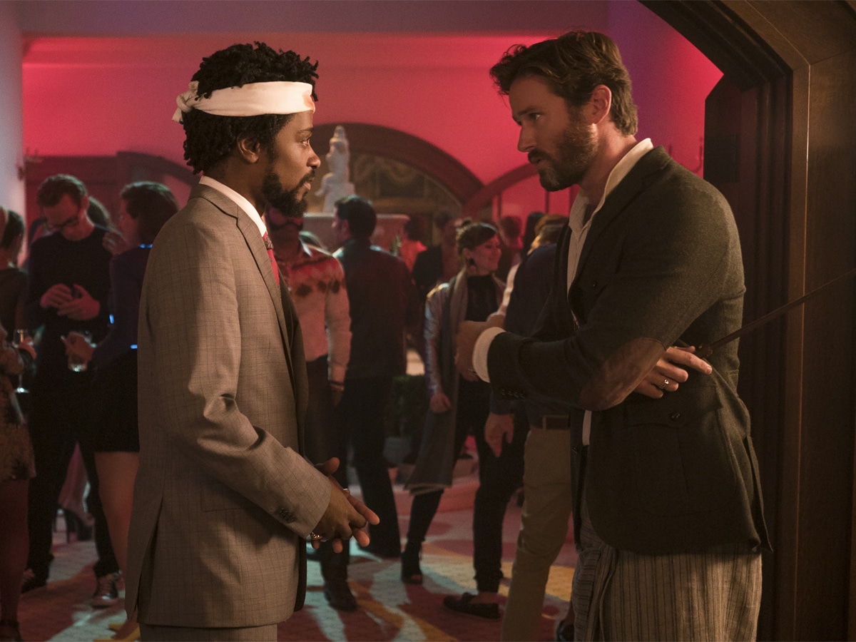 Armie Hammer and LaKeith Stanfield in ‘Sorry To Bother You'