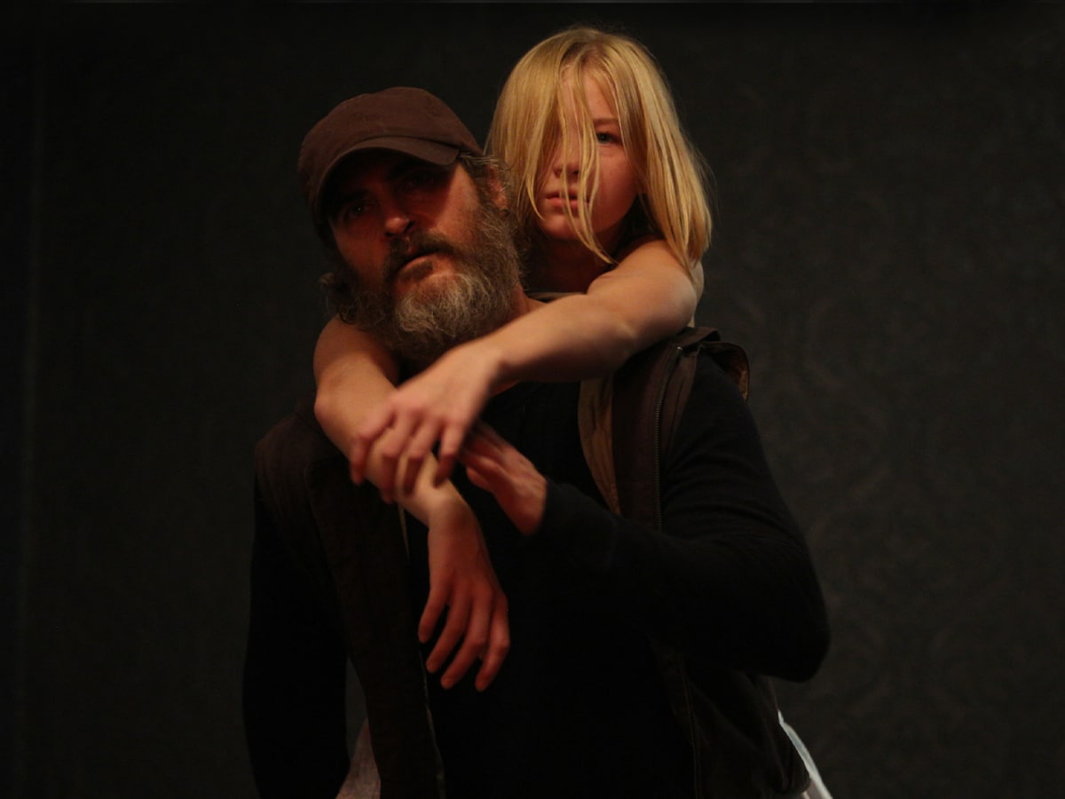 Joaquin Phoenix and Ekaterina Samsonov in ‘You Were Never Really Here’
