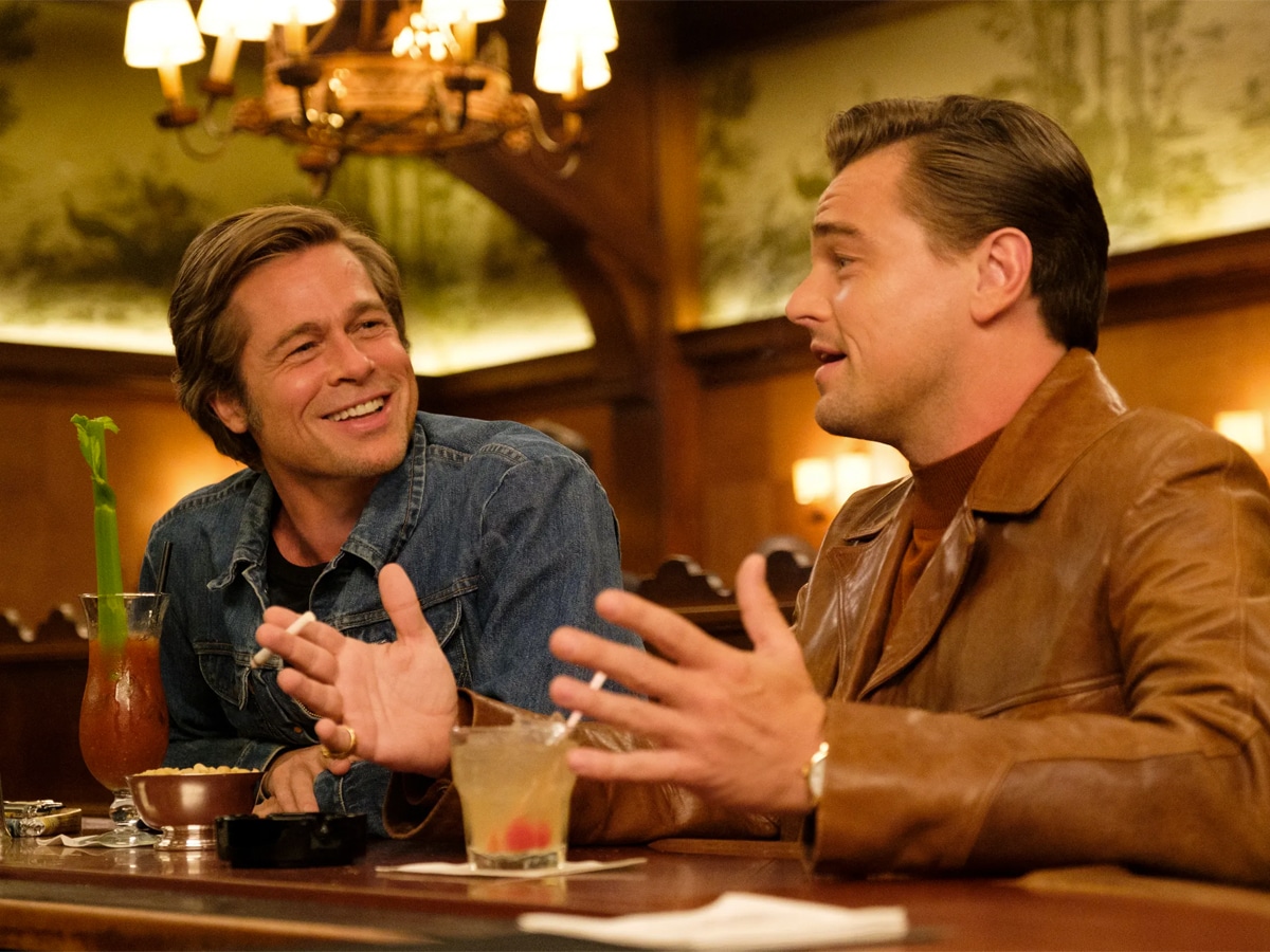 Brad Pitt and Leonardo DiCaprio in ‘Once Upon a Time… in Hollywood’