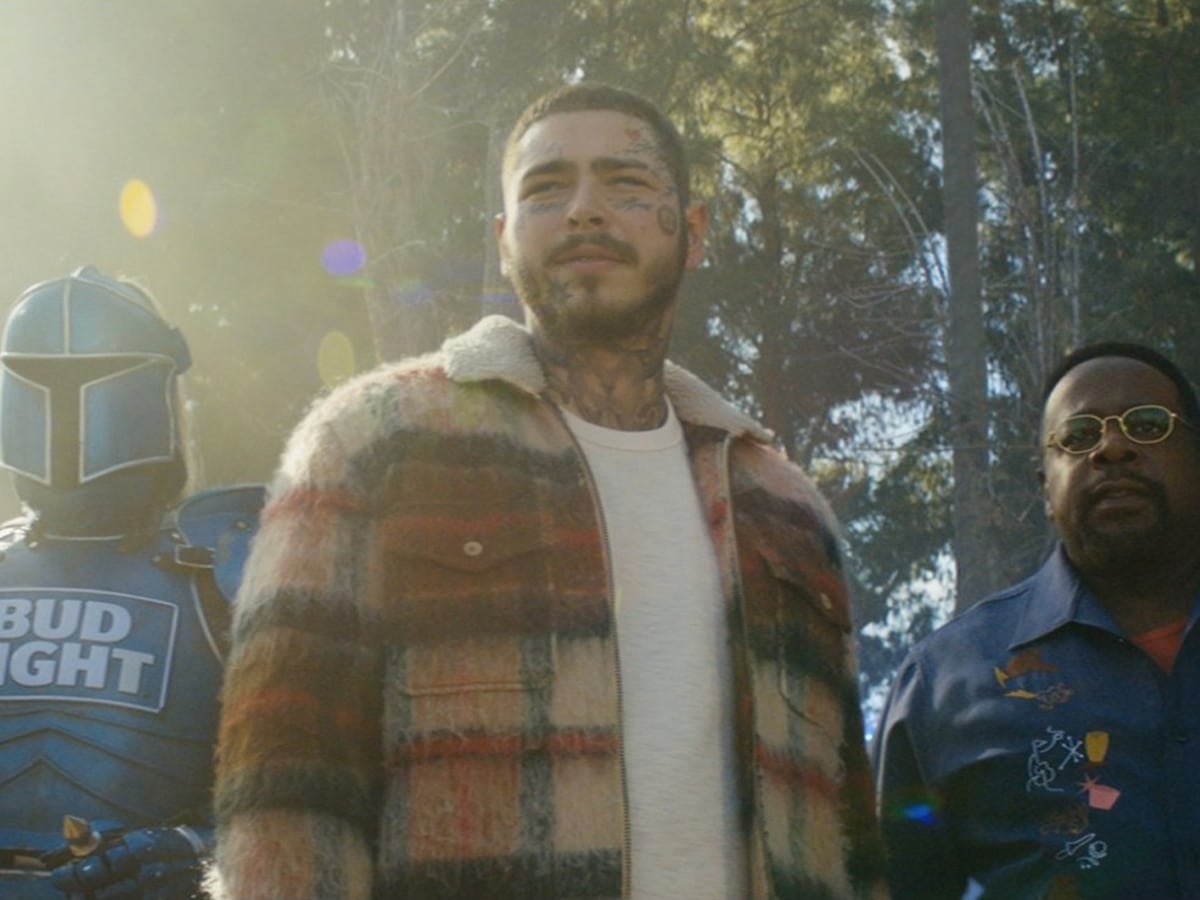 Post Malone in Bud Light Super Bowl LV Commercial