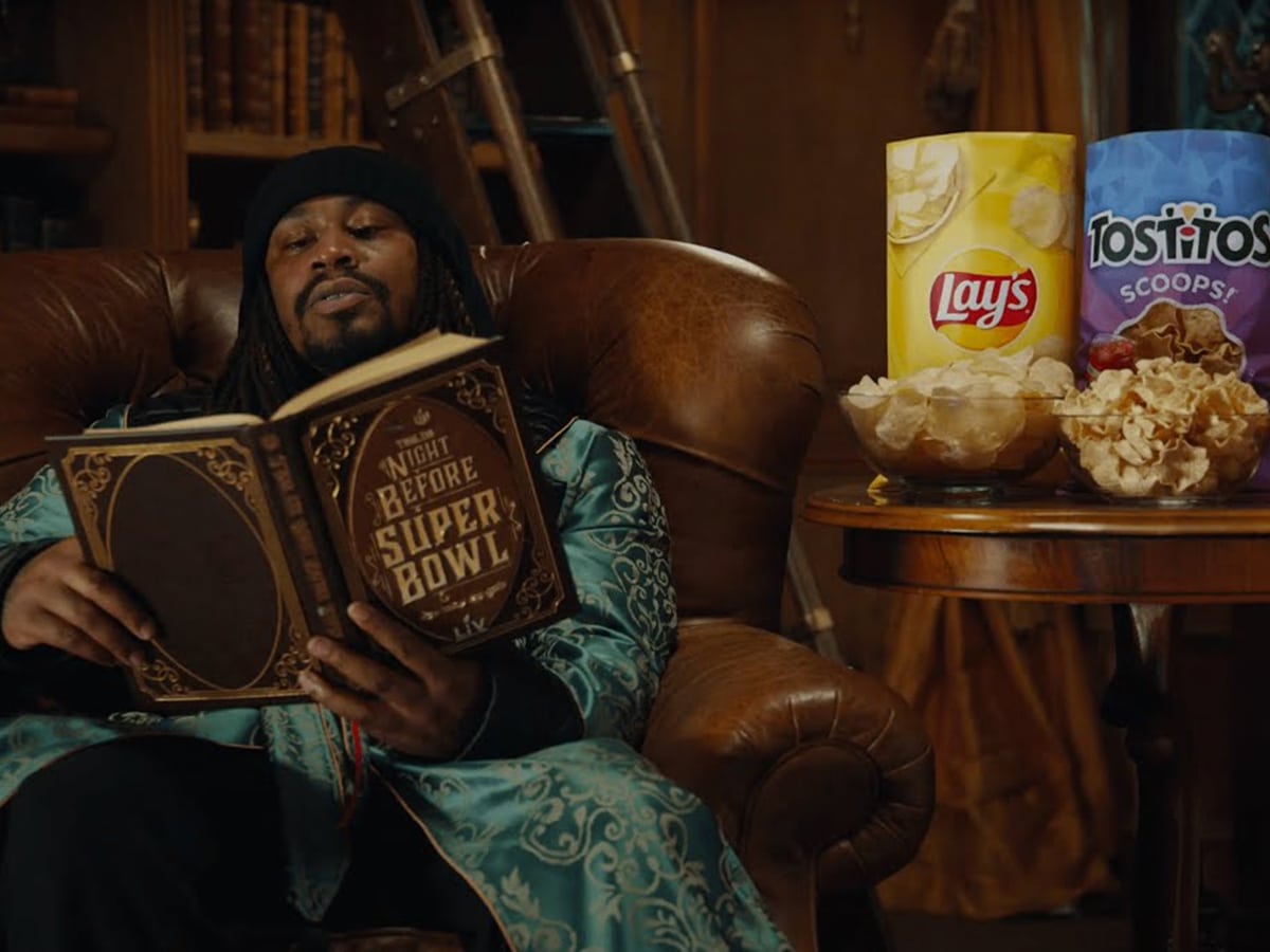 Marshawn Lynch in Frito-Lays Super Bowl LV Commercial