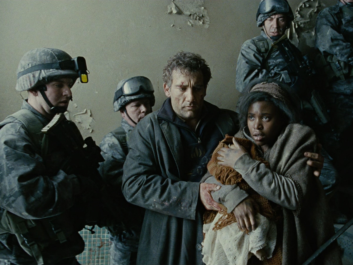 Clive Owen and Clare-Hope Ashitey in ‘Children of Men’