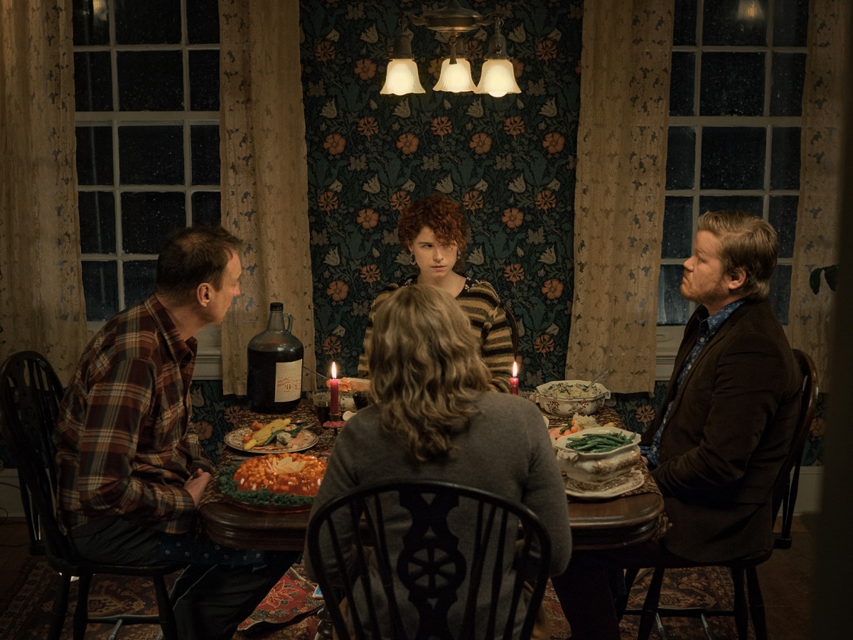 David Thewlis, Toni Collette, Jesse Plemons, and Jessie Buckley in ‘I’m Thinking of Ending Things’