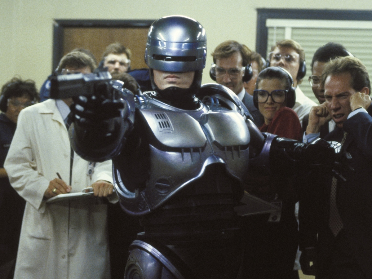 Peter Weller in ‘RoboCop’