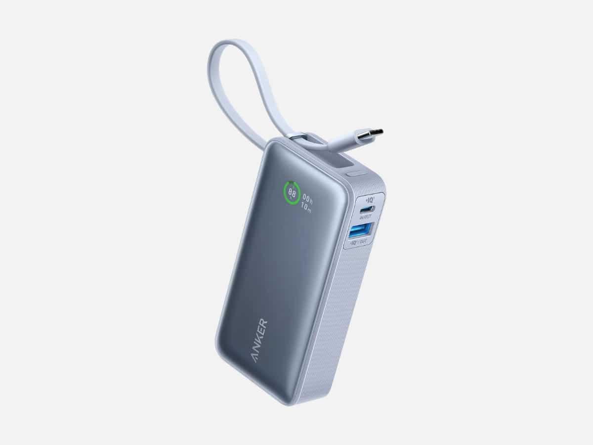 Anker nano power bank 30w built in usb c cable