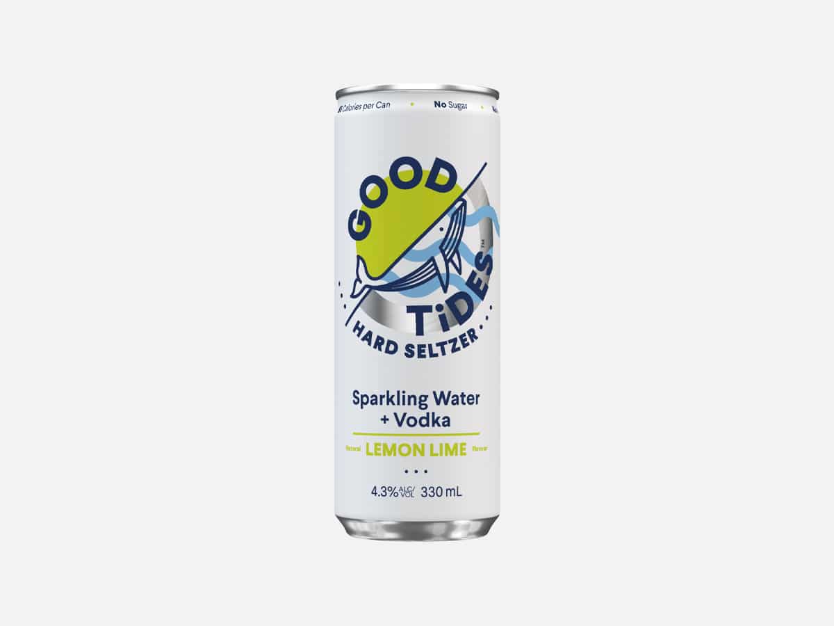 Product image of Good Tides Hard Seltzer Lemon Lime