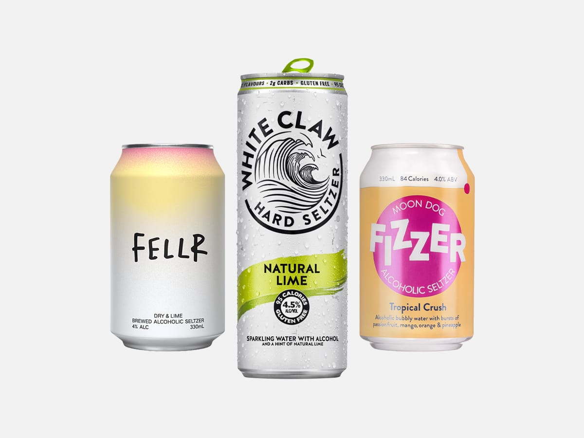 Product image of FELLR, White Claw and Moon Dog Fizzer