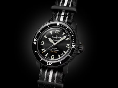 Blancpain x Swatch Take to the Moon with OCEAN OF STORMS Fifty Fathoms