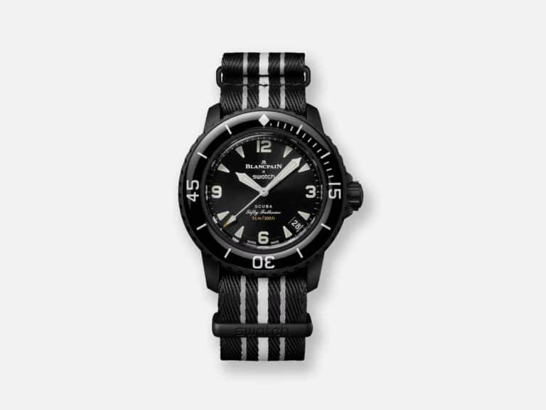 Blancpain x Swatch Take to the Moon with OCEAN OF STORMS Fifty Fathoms ...