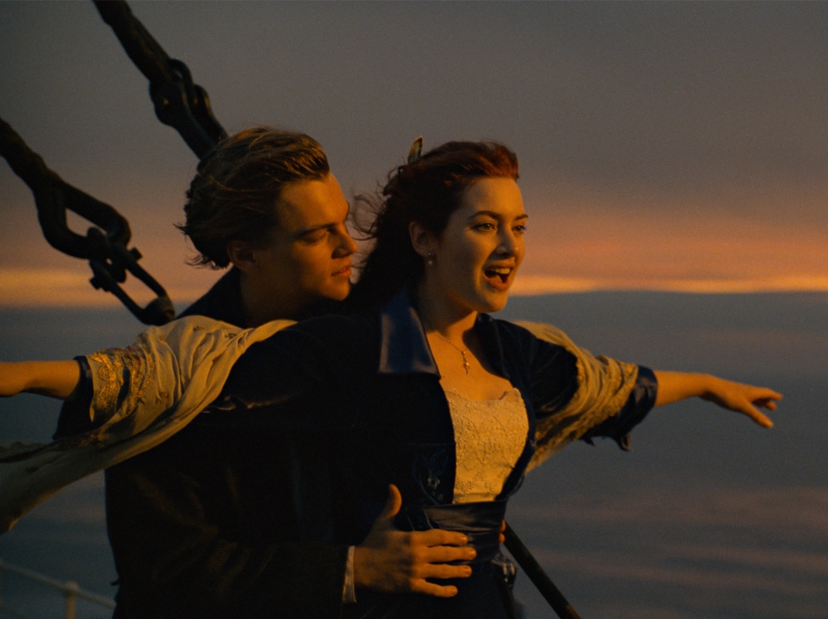 Leonardo DiCaprio and Kate Winslet in ‘Titanic’