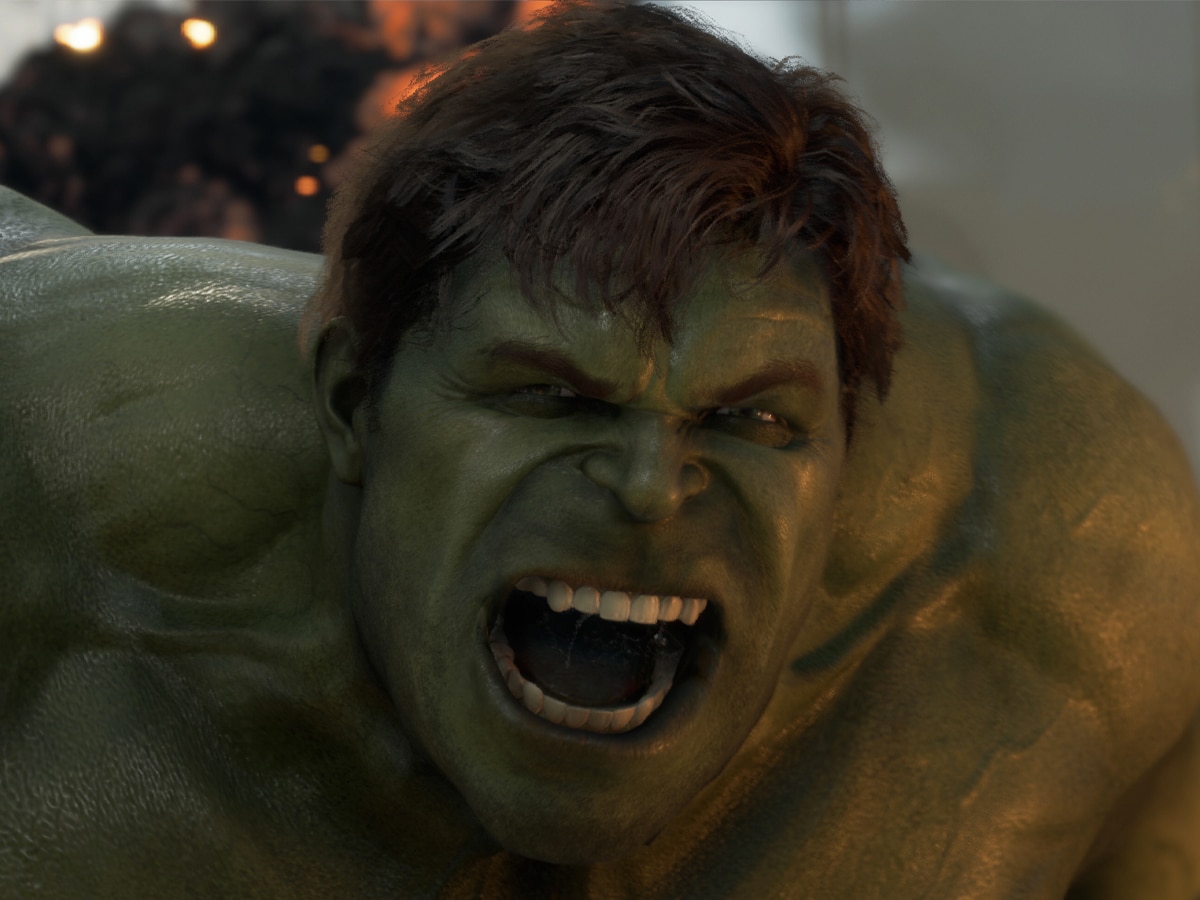Headshot of The Incredible Hulk