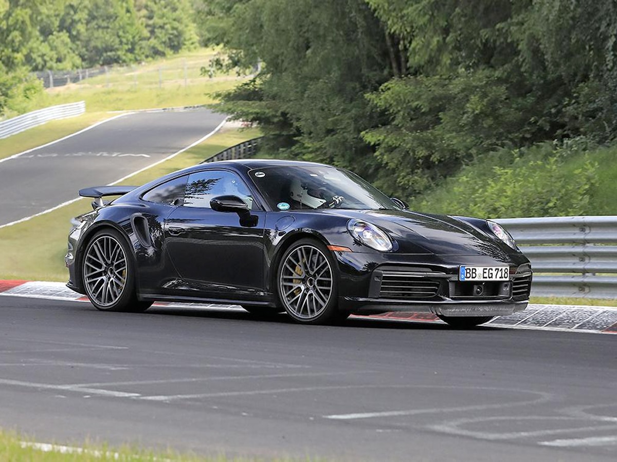 Rumoured Porsche hybrid spotted in testing
