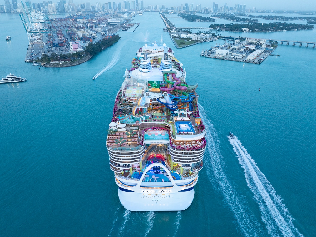 Icon of the Seas: World's Largest Cruise Ship Begins its Maiden Voyage ...