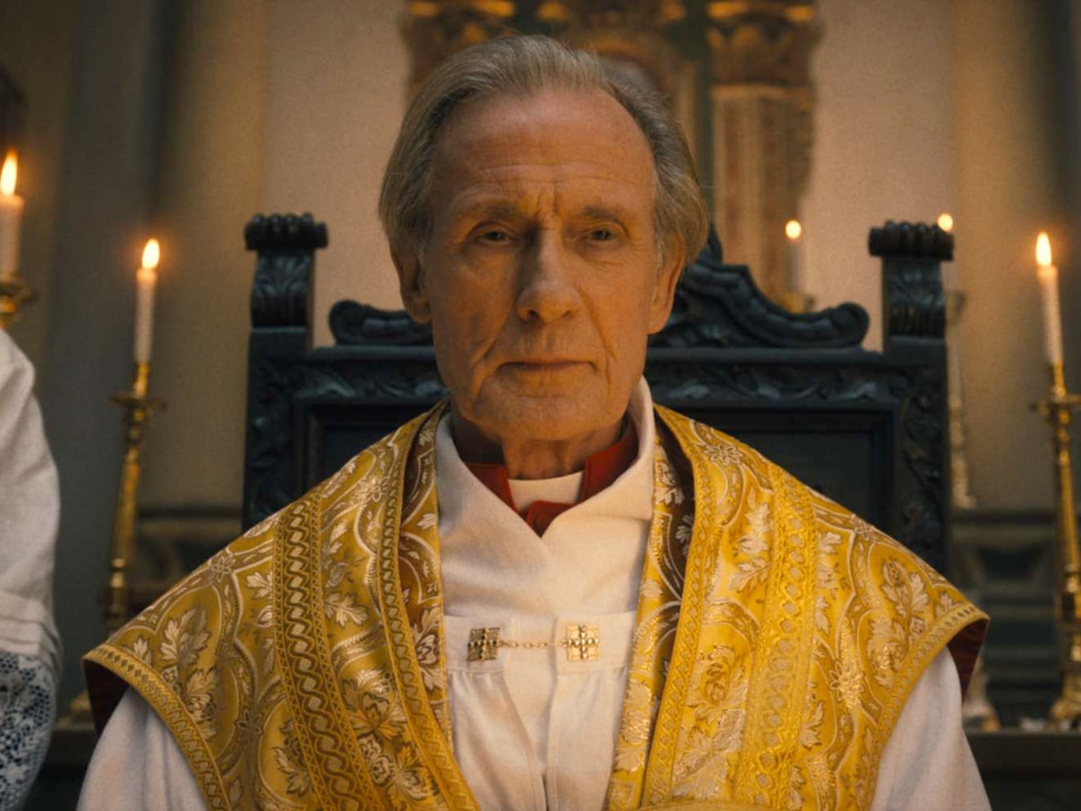 Bill Nighy stars as the priest in the trailer for 'The First Omen' | Image: 20th Century Studios