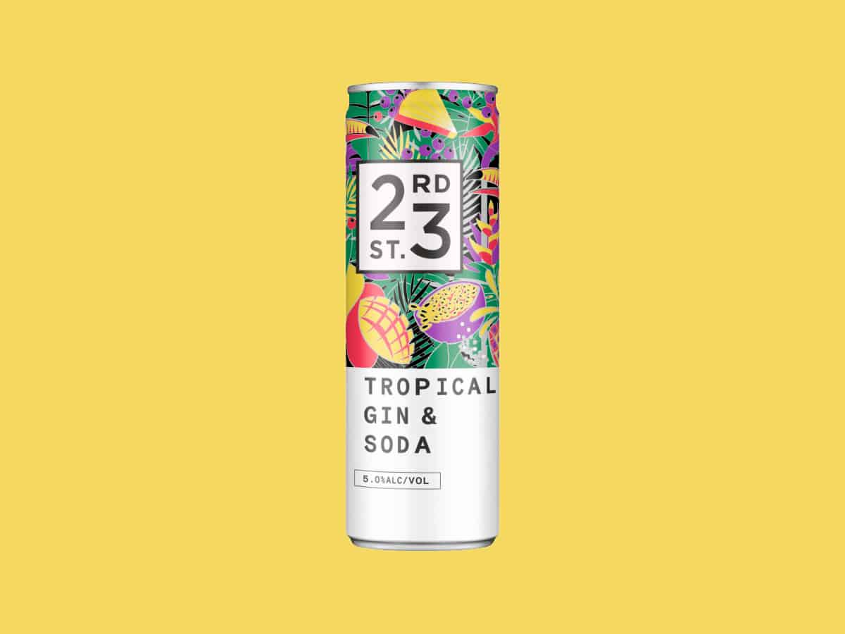 Twenty third street’s tropical gin soda