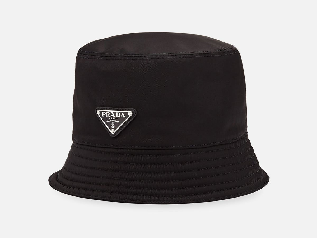 Black Prada bucket hat