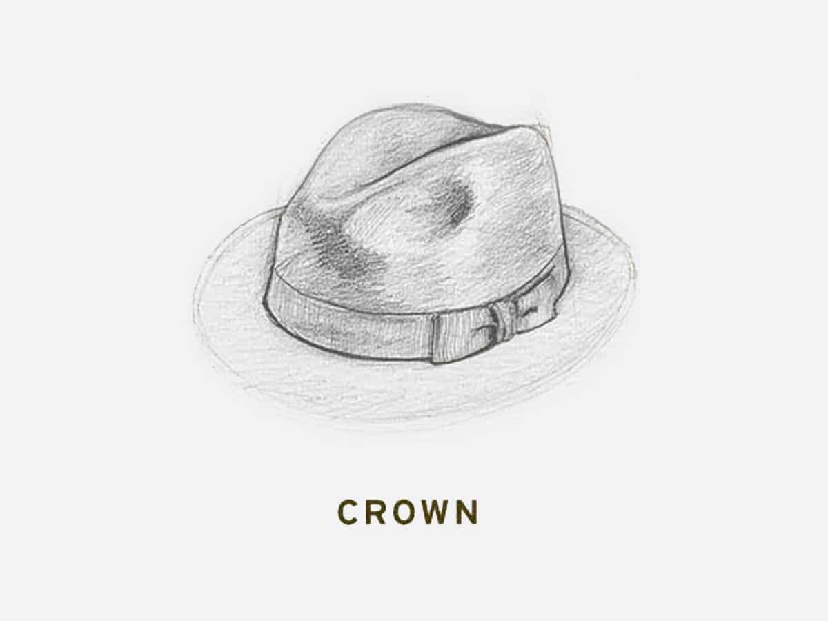 Crown of a hat illustration
