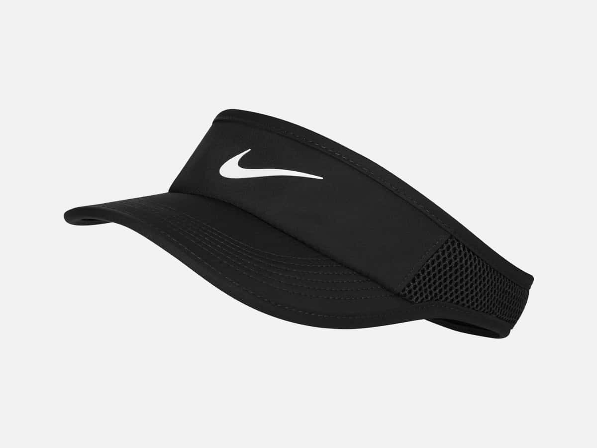 Black Nike logo visor
