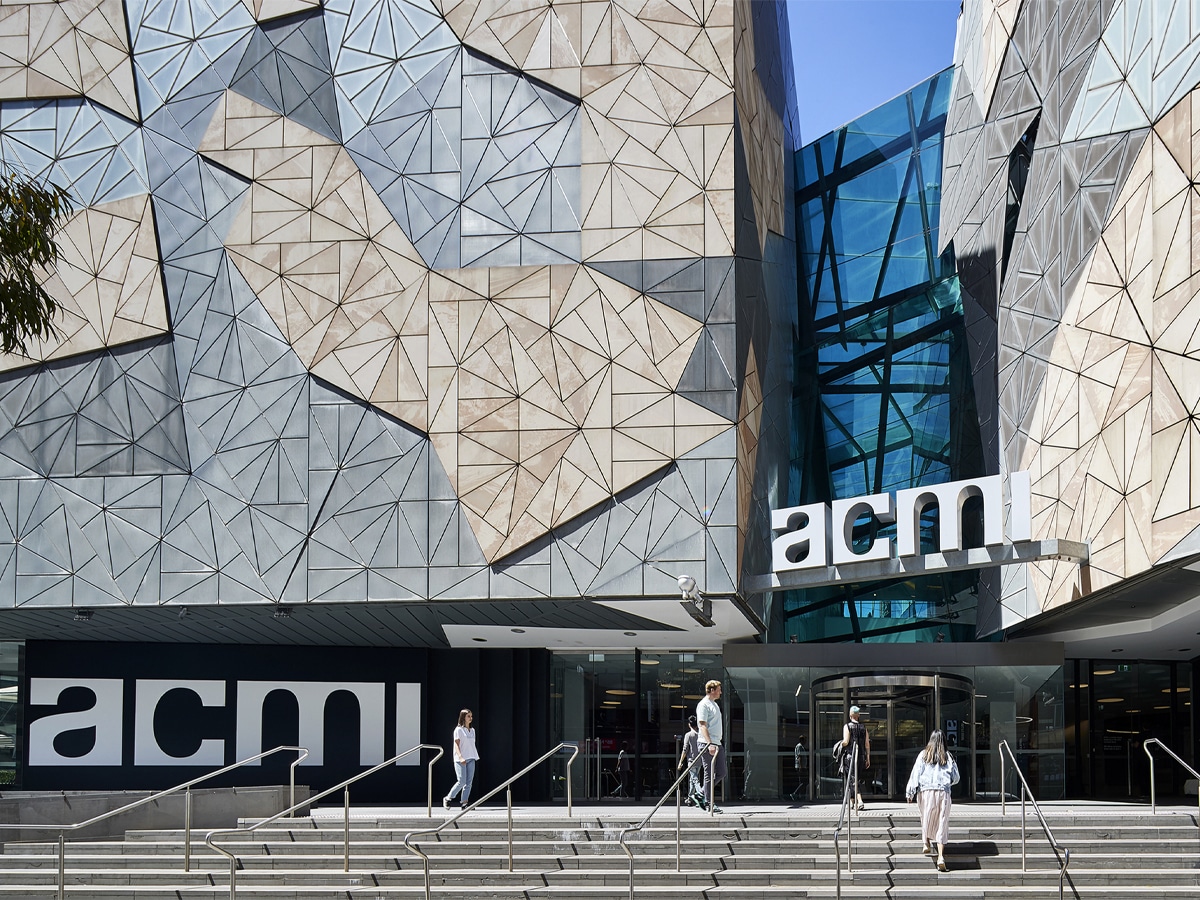 Australian Centre for the Moving Image (ACMI) exterior street view