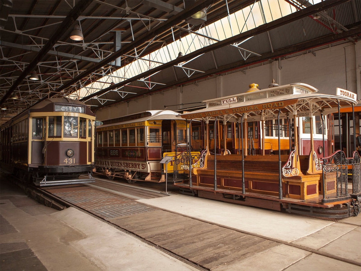 Melbourne Tram Museum interior