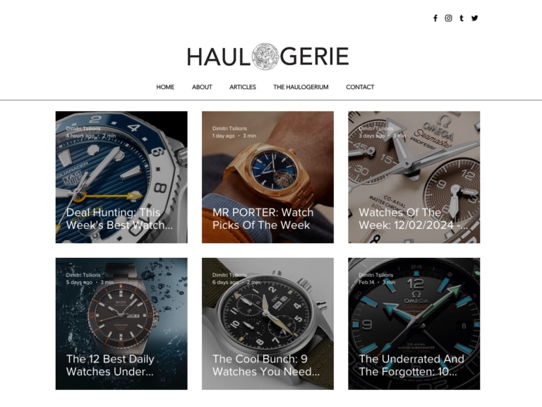 a blog to watches