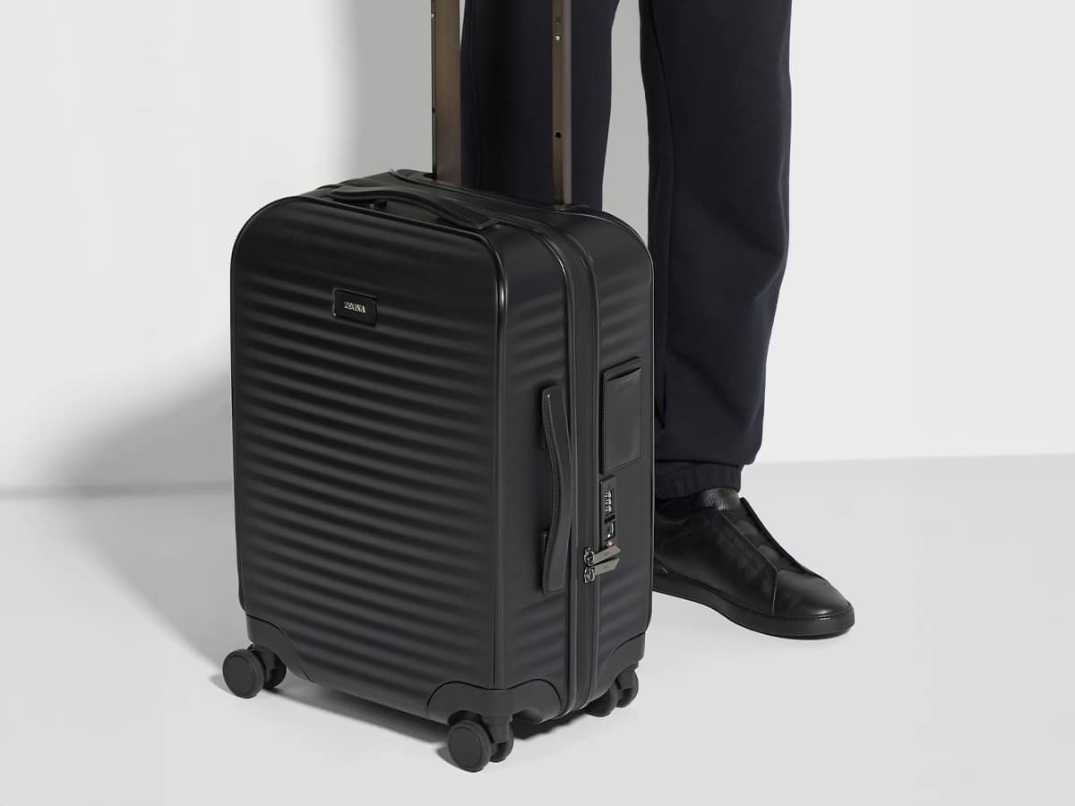 Ermenegildo Zegna black luggage