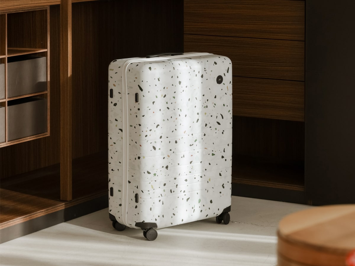 Monos white luggage