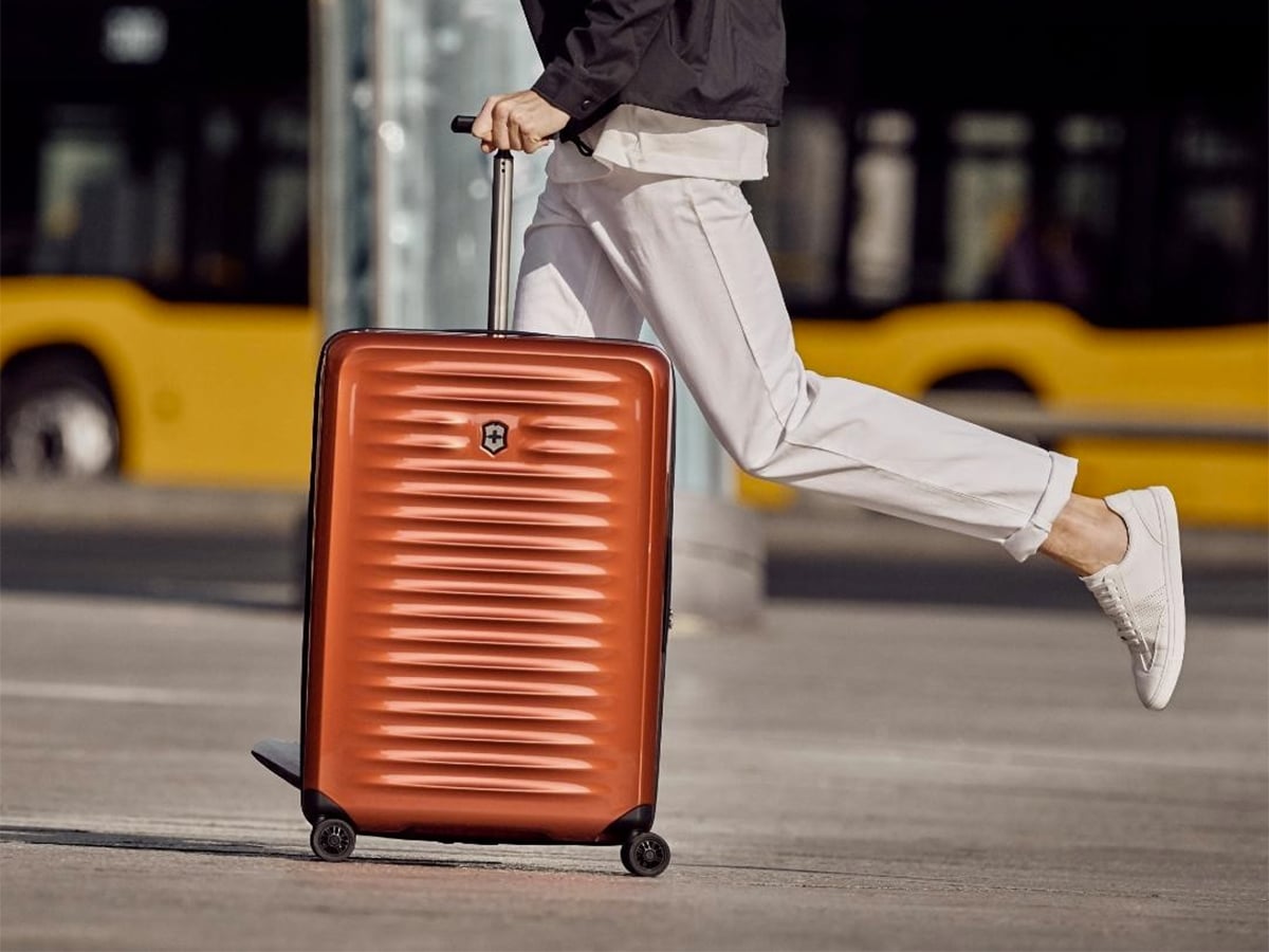 Victorinox brown luggage
