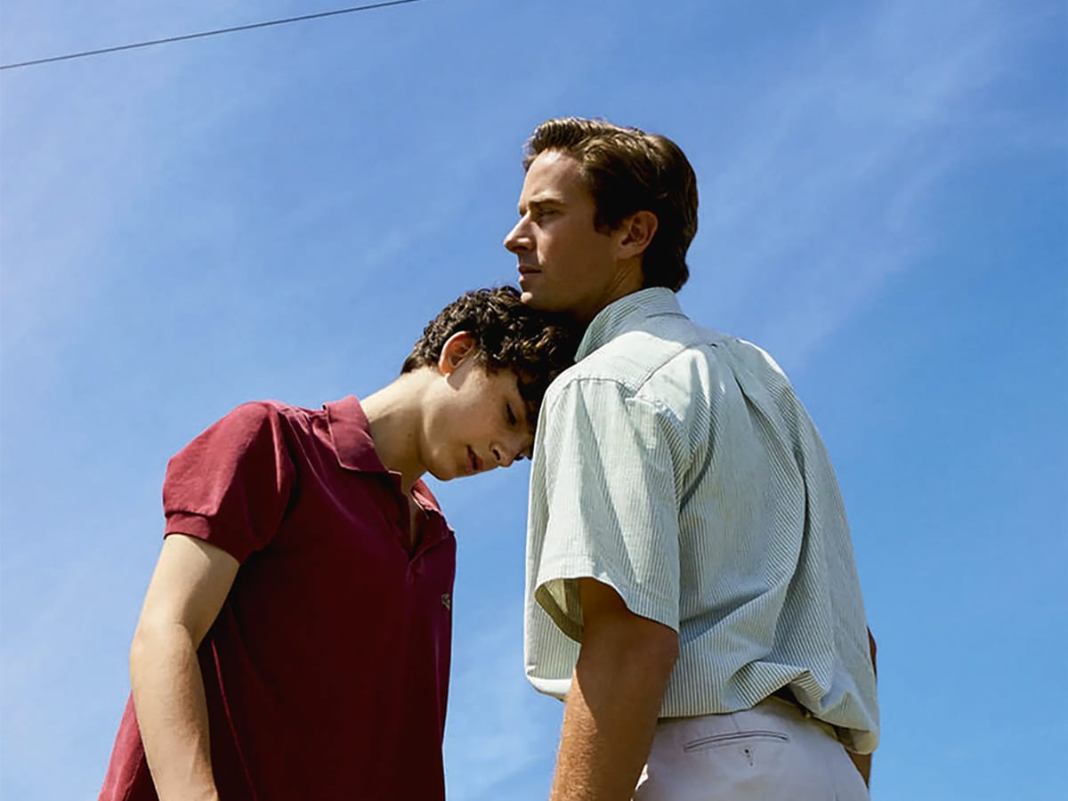 Armie Hammer and Timothée Chalamet in ‘Call Me By Your Name’
