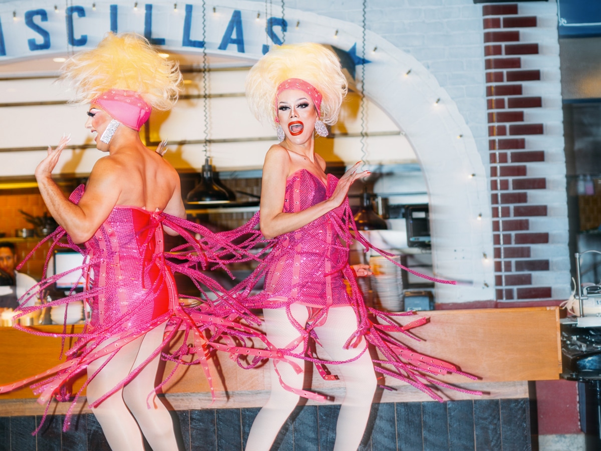 Drag queens at the Imperial Hotel