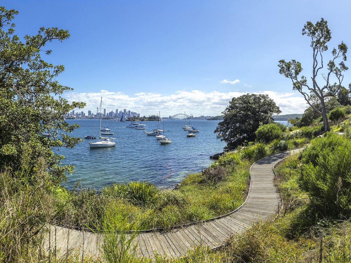 Scenic view at Hermitage Foreshore Track