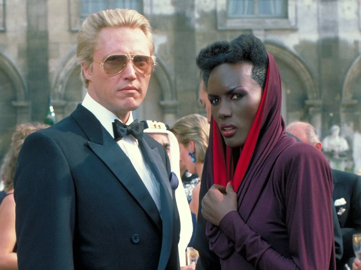 Grace Jones with another actor
