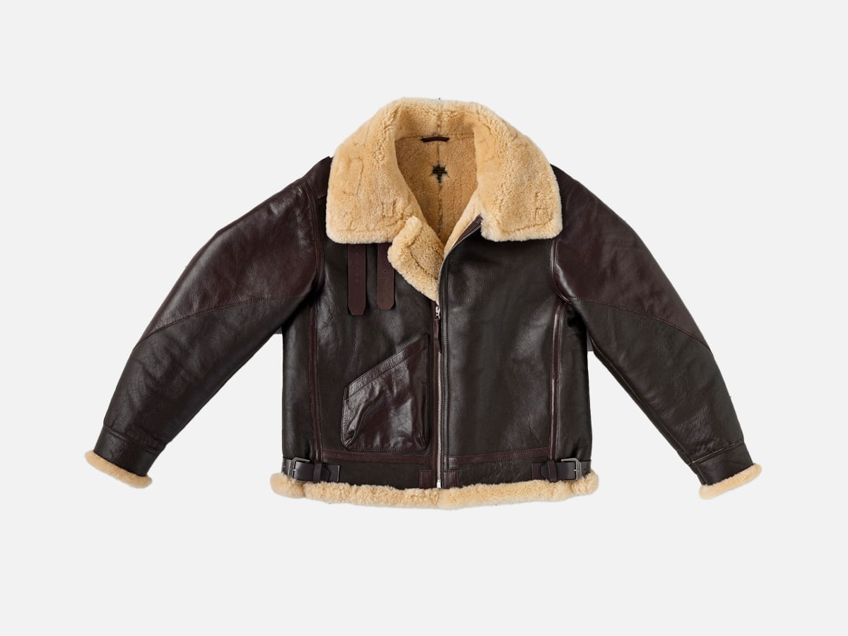 B 3 flight jacket – sheepskin leather