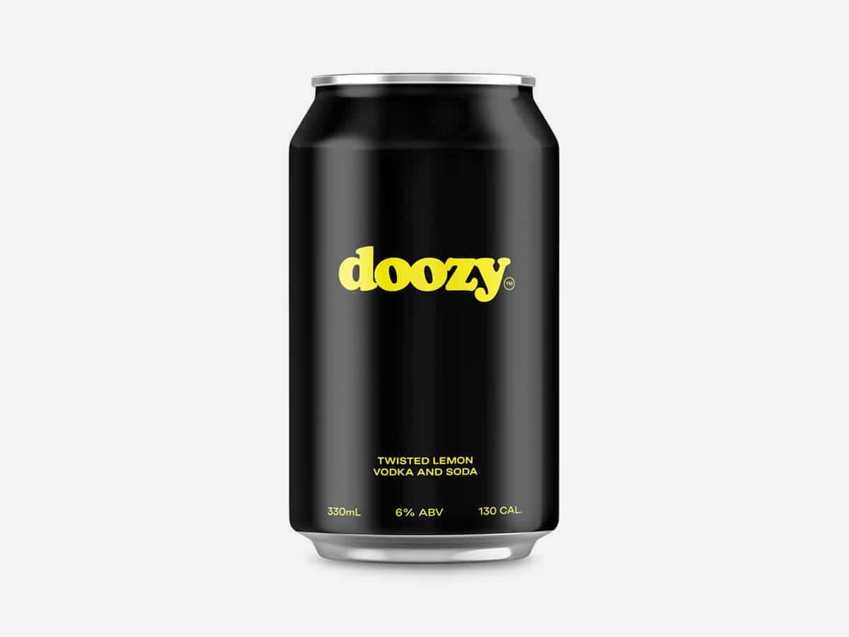 Product image of Doozy Twisted Lemon Vodka and Soda