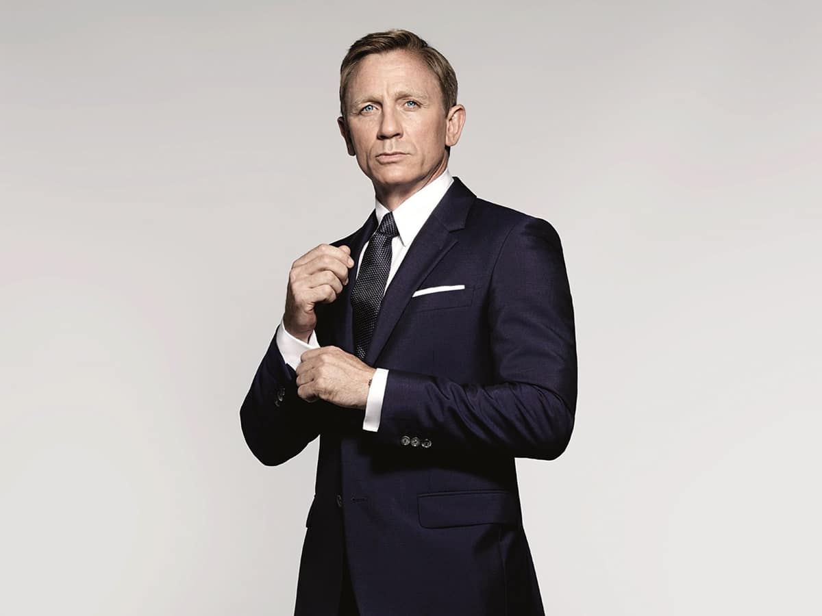 Daniel Craig in black suit