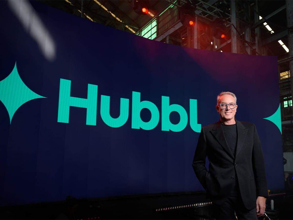 Foxtel CEO Patrick Delaney at the launch of Hubbl | Image: Supplied