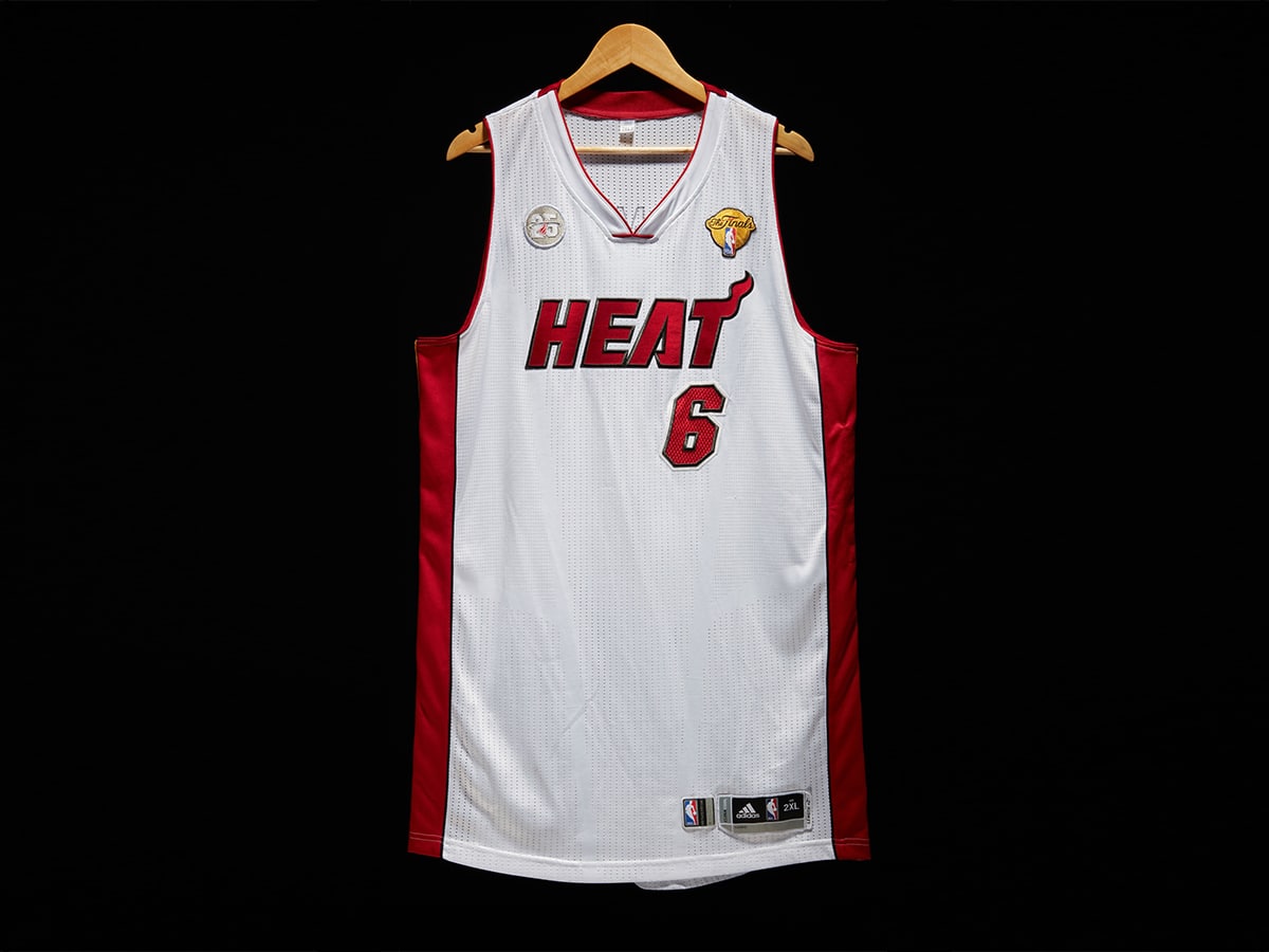 Lebron james jersey sotheby's front