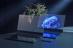 Lenovo shows off a mind-blowing futuristic transparent laptop concept dubbed 'Project Crystal' | Image: Lenovo