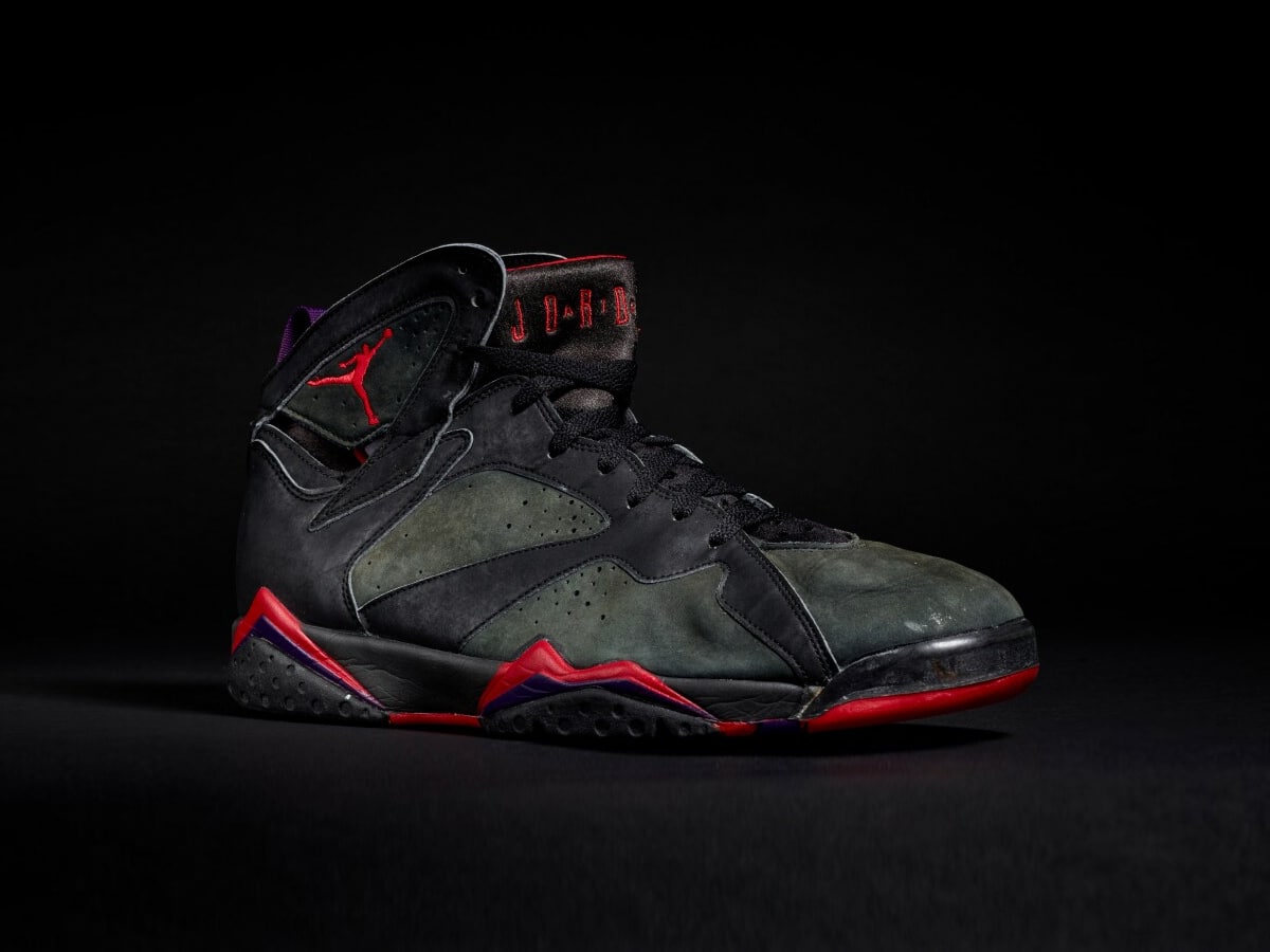 Michael Jordan ‘Championship Clinching’ Game Worn Air Jordan Sneakers | Image: Sotheby's Auctions