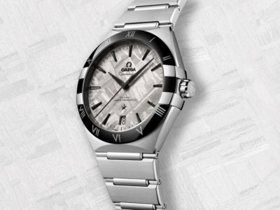 OMEGA's New Constellation Dials are Made From Real-Life Meteorites