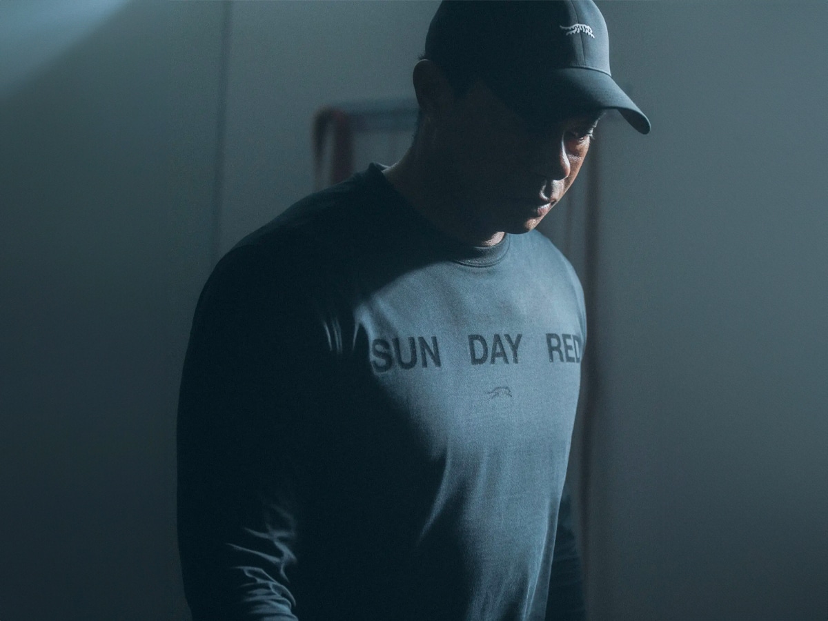 Tiger woods announces his new apparel brand 'sun day red'