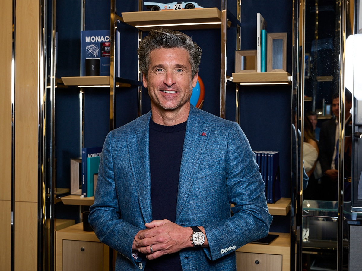 TAG Heuer brand ambassador Patrick Dempsey at the opening of the new Sydney boutique | Image: TAG Heuer